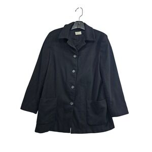 Tombolini Ideale Jacket 38R?s Black Cashmere Italy Colombo Borgosesia Coat